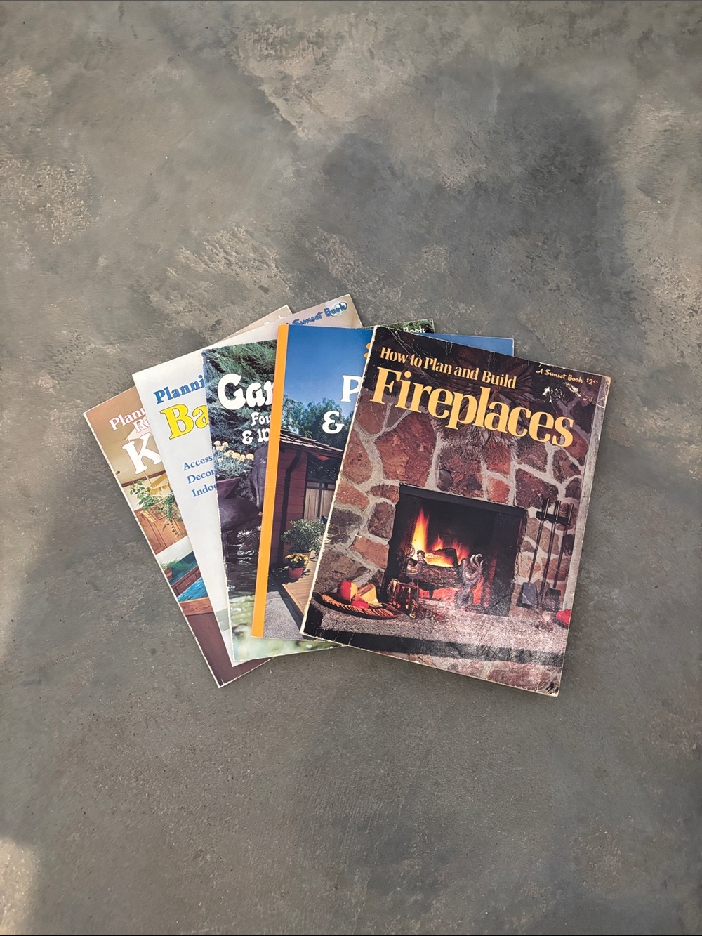 Vintage sunset how to books on remodeling various topics